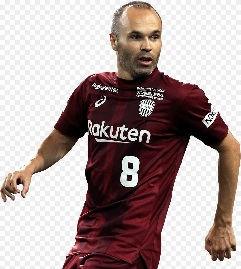 Andres Iniestarender Andres Iniesta 2019, Shirt, Clothing, Adult, Person Free Png