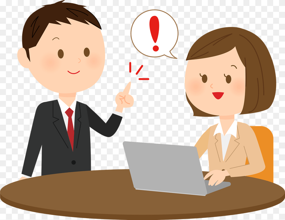Andrew Business Persons Clipart, Interview, Conversation, Person, People Png Image