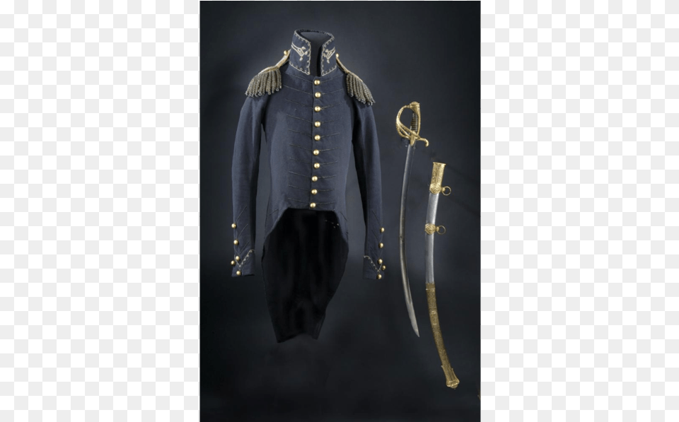Andrew Jackson Carried This Sword And Scabbard While Earrings, Clothing, Coat, Jacket, Weapon Free Transparent Png