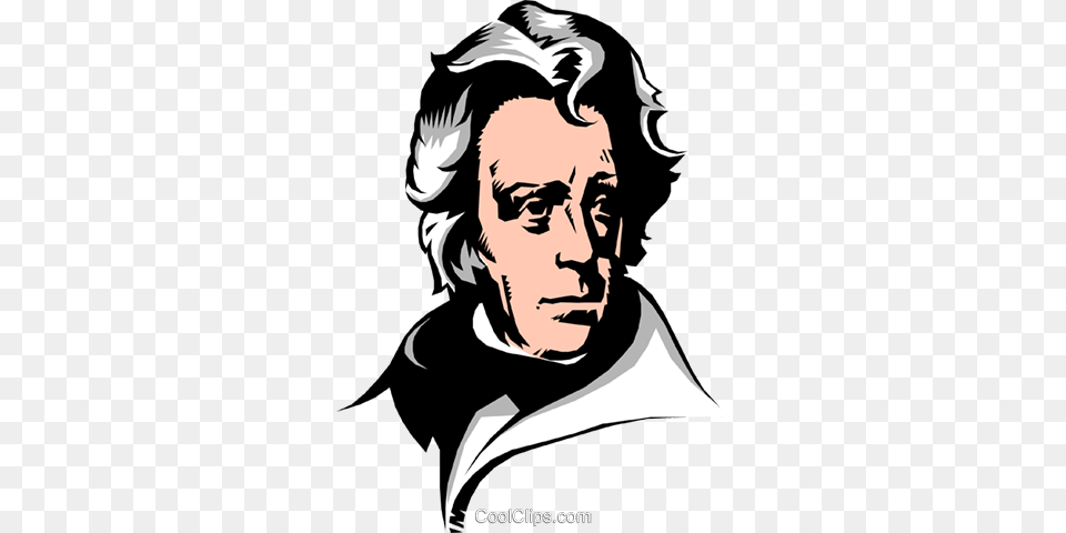 Andrew Jackson Royalty Vector Clip Art Illustration, Face, Head, Person, Photography Free Png Download