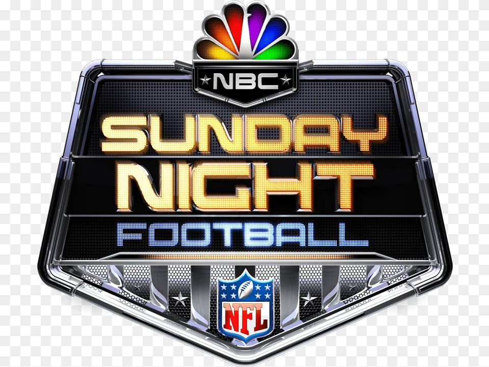 Andrew Luck And Indianapolis Colts Face Brock Osweiler Nbc Sunday Night Football Logo, Car, Transportation, Vehicle, Emblem Png Image
