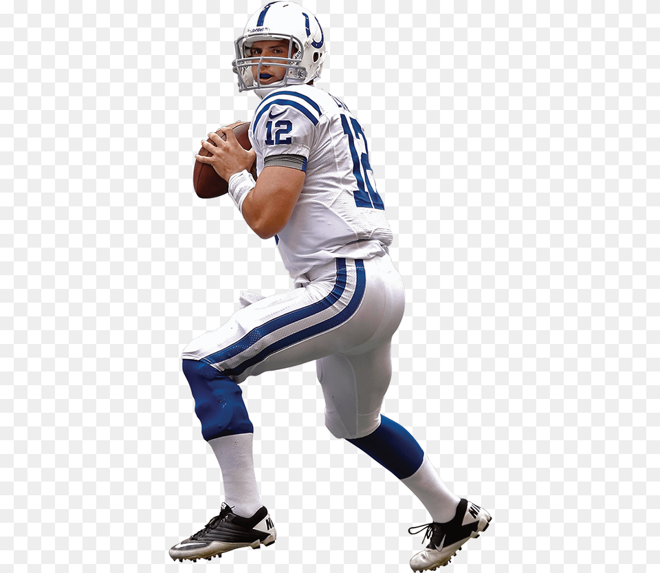 Andrew Luck Andrew Luck Transparent Colts, Helmet, Shoe, Playing American Football, Person Free Png