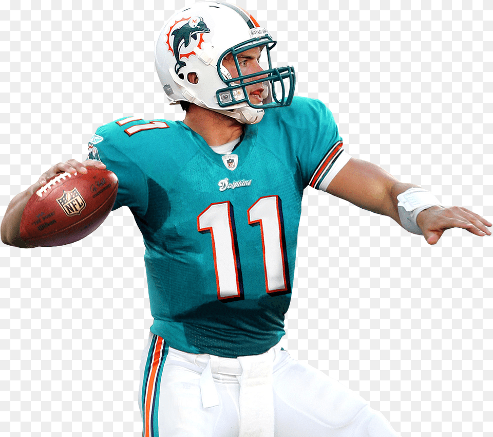 Andrew Luck Miami Dolphins Andrew Luck In Dolphins Uniform, Helmet, Playing American Football, Person, American Football Png