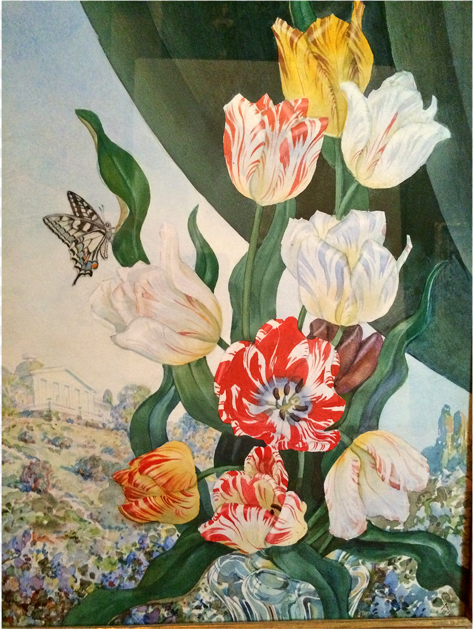Andrey Avinoff Russianamerican Artist Watercolor Tulips Andrey Avinoff Artwork, Art, Plant, Petal, Flower Free Transparent Png