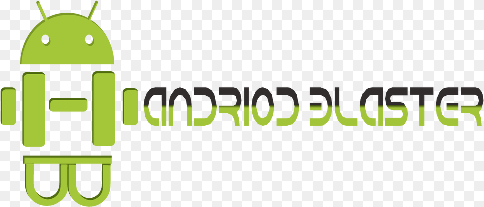 Andriod Blaster Illustration, Green, Logo Free Png Download