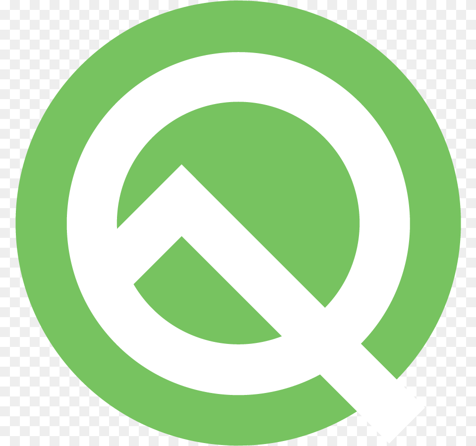 Android 10 Best Blogs Android Q, Green, Sign, Symbol Png Image