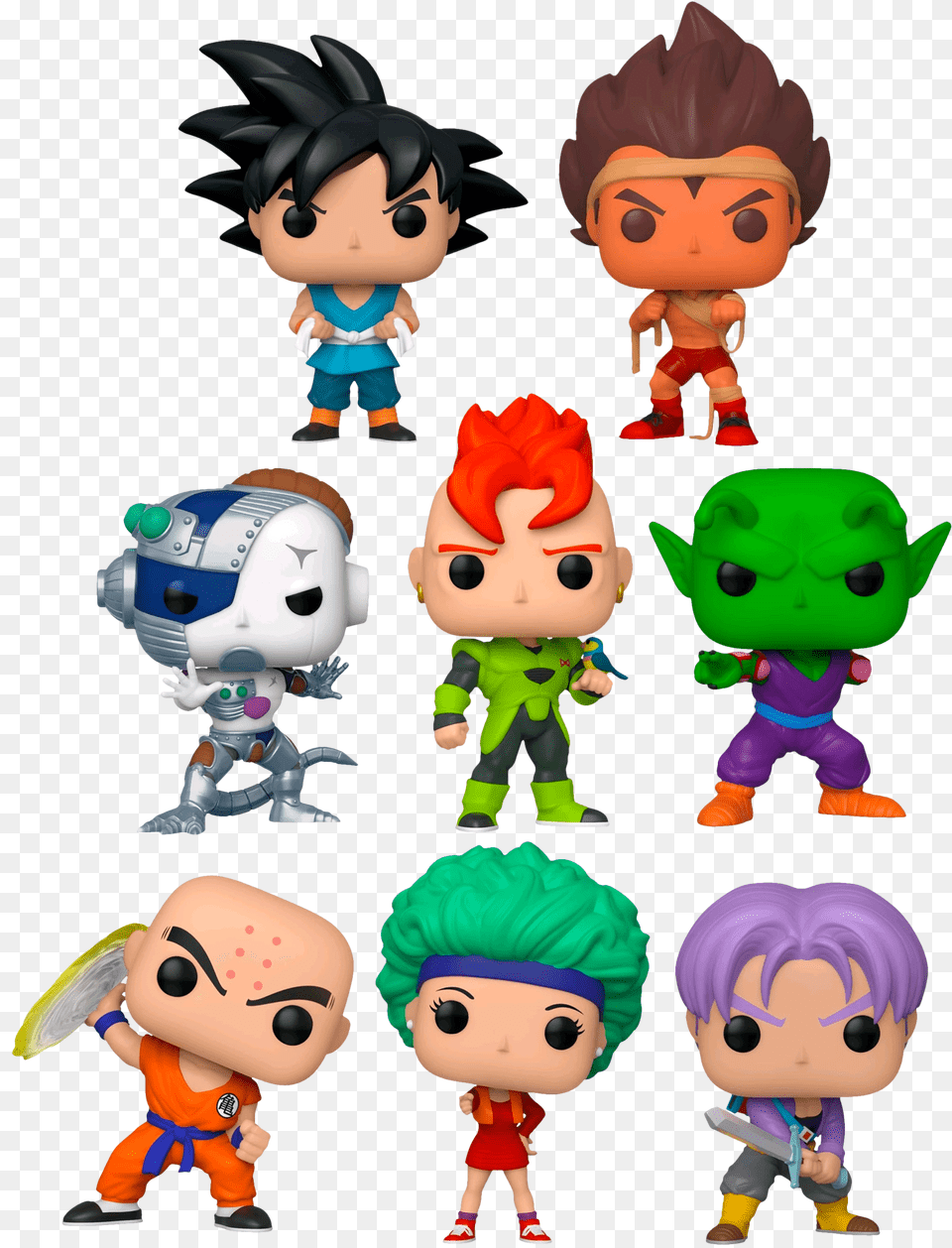 Android 16 Funko Pop, Toy, Doll, Baby, Person Png