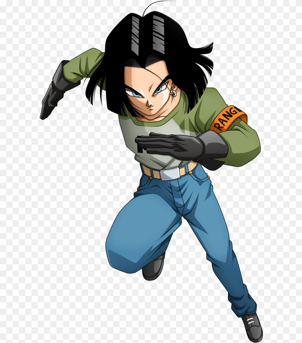 Android 17 5 By Nekoar Db7h3vr Android, Book, Comics, Publication, Person Free Transparent Png