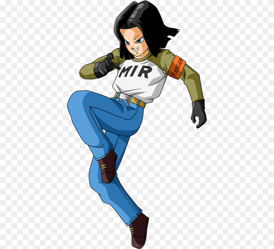Android 17 Dbs, Book, Comics, Publication, Person Png Image