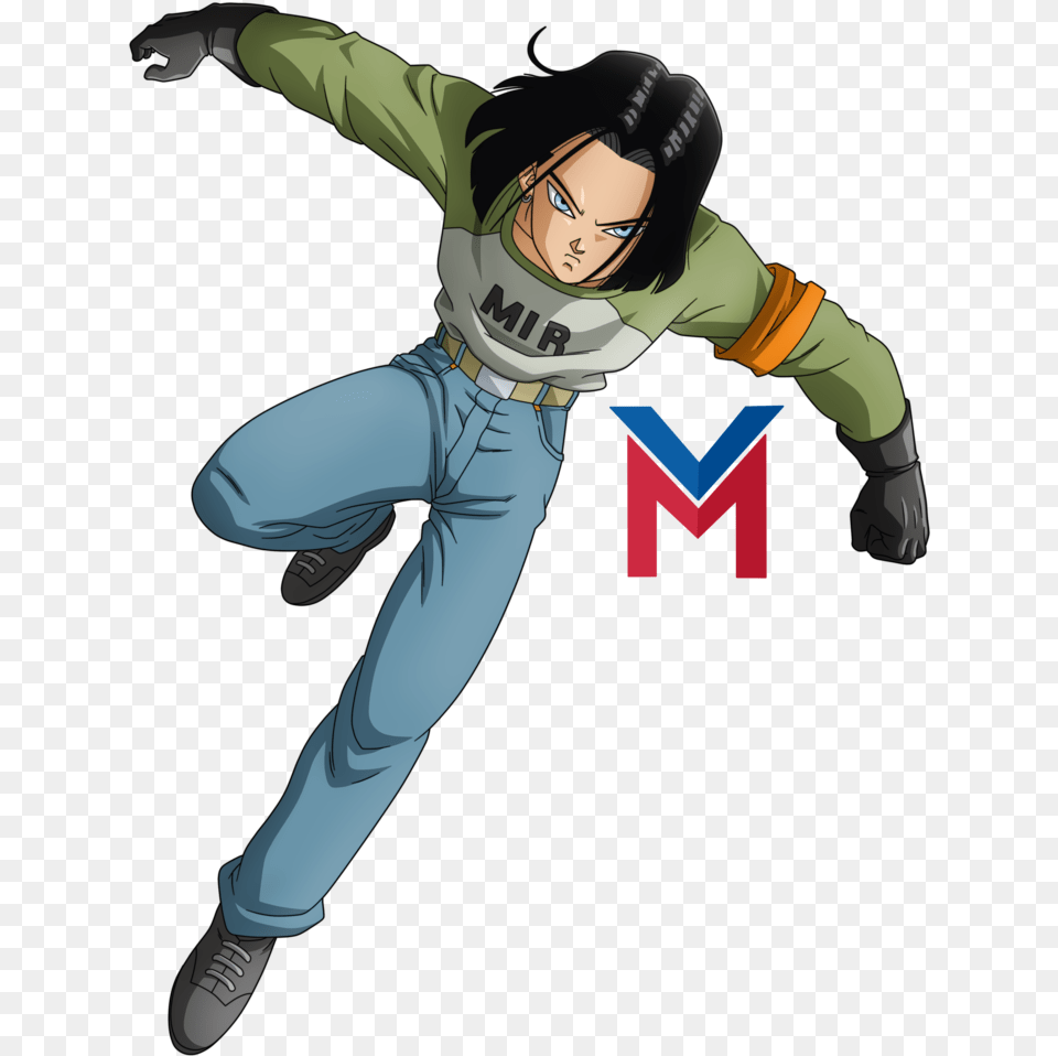 Android 17 Itachi Dragon Ball Z Goku Kai Imagens Android 17 Dbz Super, Publication, Book, Comics, Person Free Png Download