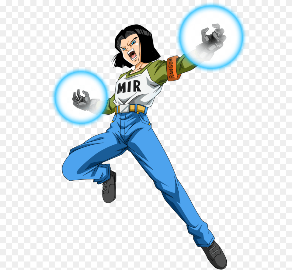 Android 17 Vs Dragon Ball Super 17, Person, People, Book, Publication Free Png