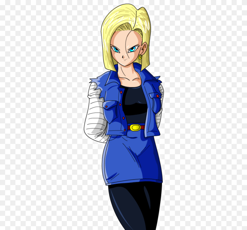 Android 18 1 Image Dragon Ball Z Old Android, Book, Publication, Comics, Adult Png