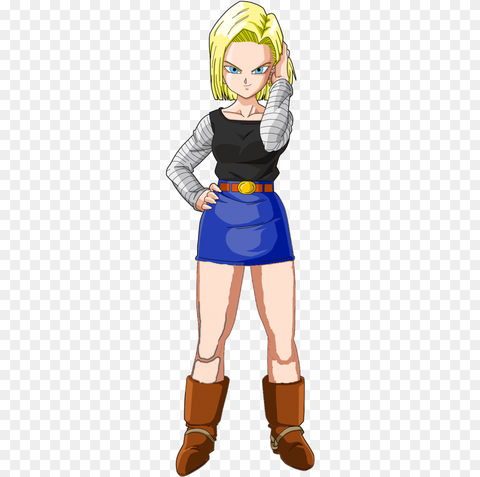 Android 18, Book, Comics, Publication, Person Free Png Download