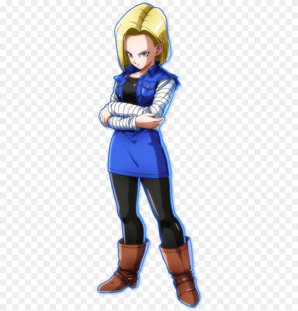 Android 18 Dbfz, Book, Publication, Comics, Adult Free Png Download