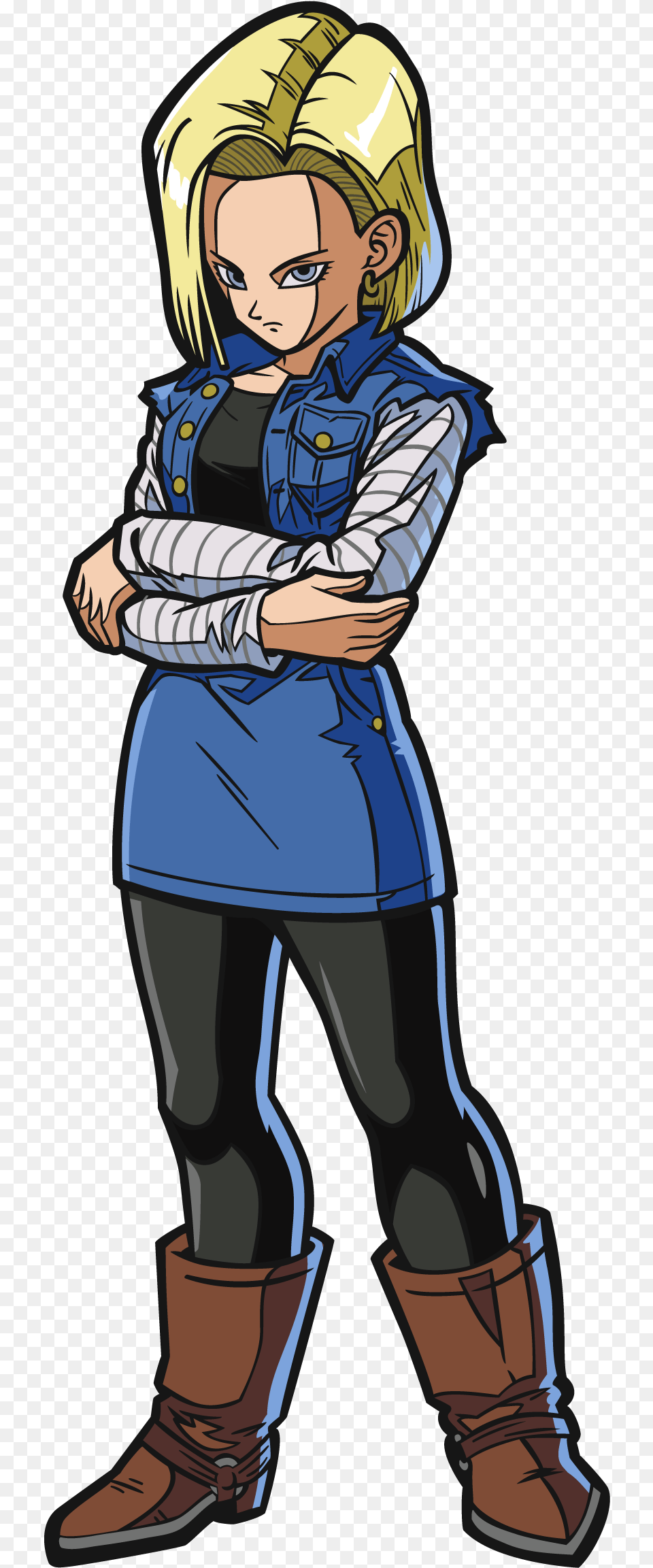 Android 18 Dragon Ball Fighterz A18, Book, Comics, Publication, Adult Free Transparent Png