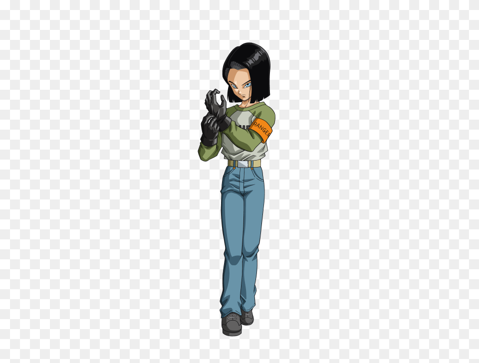 Android 18 Dragon Ball Super Android 17 Universe Android 17 Ranger Cosplay, Glove, Person, People, Clothing Free Png
