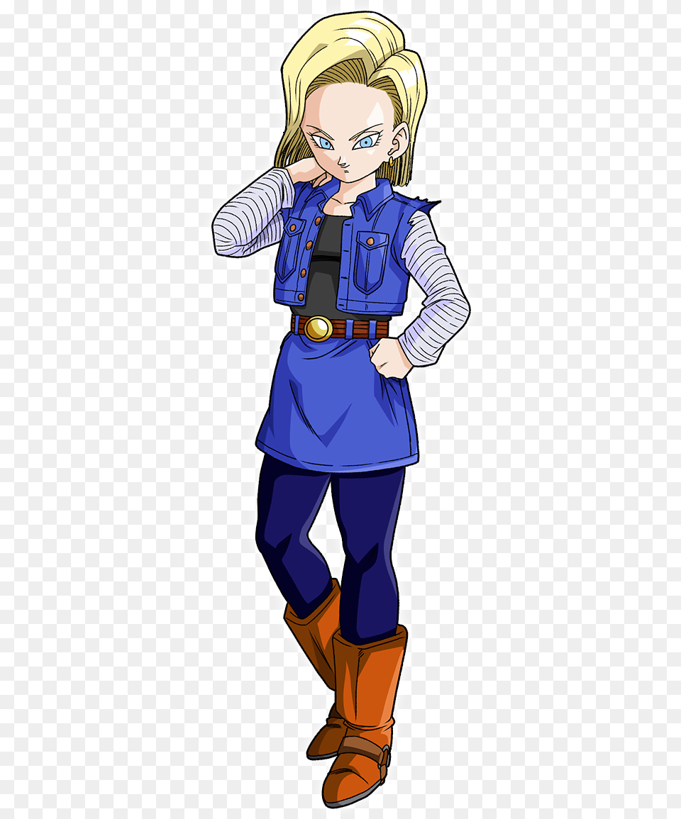 Android 18 Dragon Ball Z Android 18, Book, Comics, Publication, Baby Png