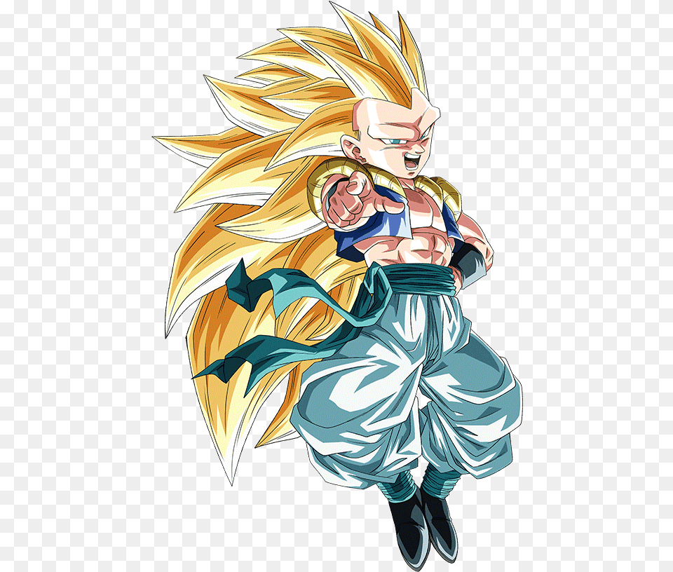 Android 18 Vs Gotenks Ssj3 Dragon Ball Gotenks Super Saiyan 3, Book, Comics, Publication, Person Png Image