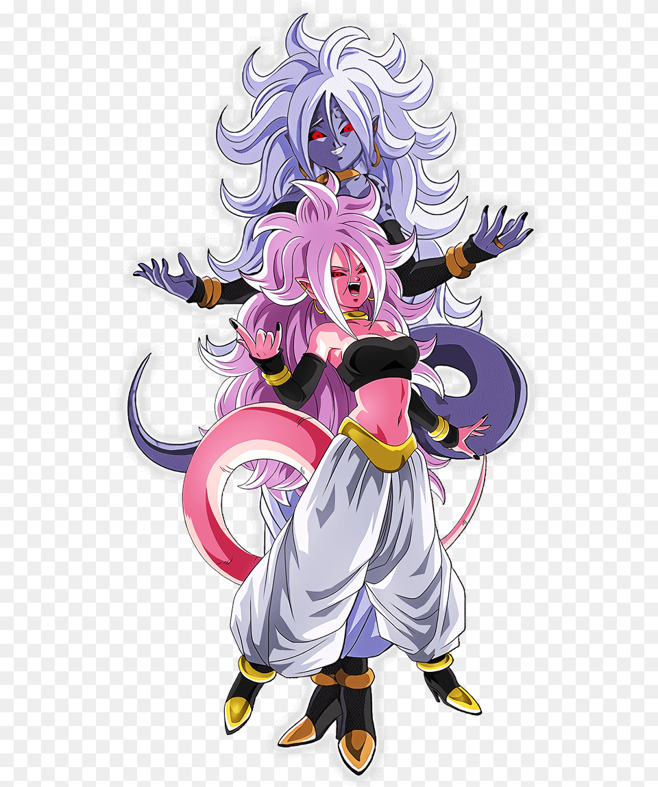 Android 21 Cell Absorbed, Book, Comics, Publication, Baby Free Transparent Png