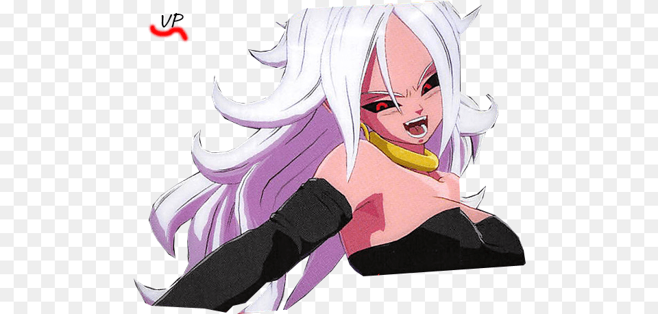 Android 21 Majin Bu Transparent Android 21 Dragon Ball Fighterz, Book, Comics, Publication, Adult Free Png