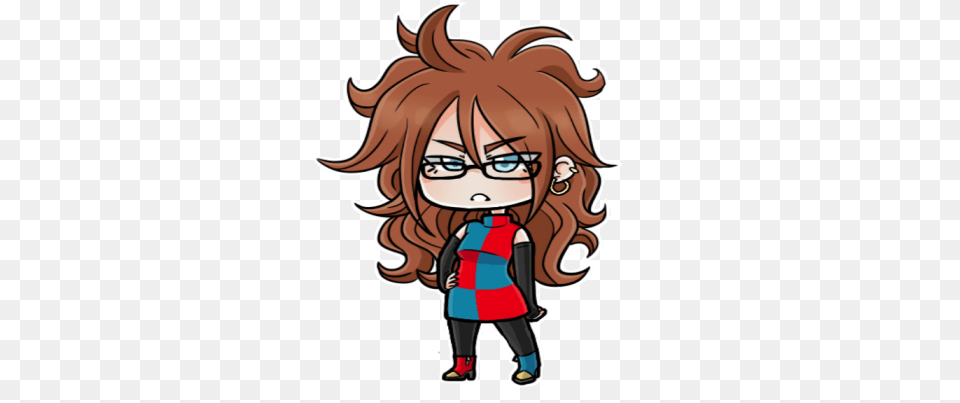 Android 21 Roblox Androide 21 Chibi, Book, Comics, Publication, Baby Free Png Download