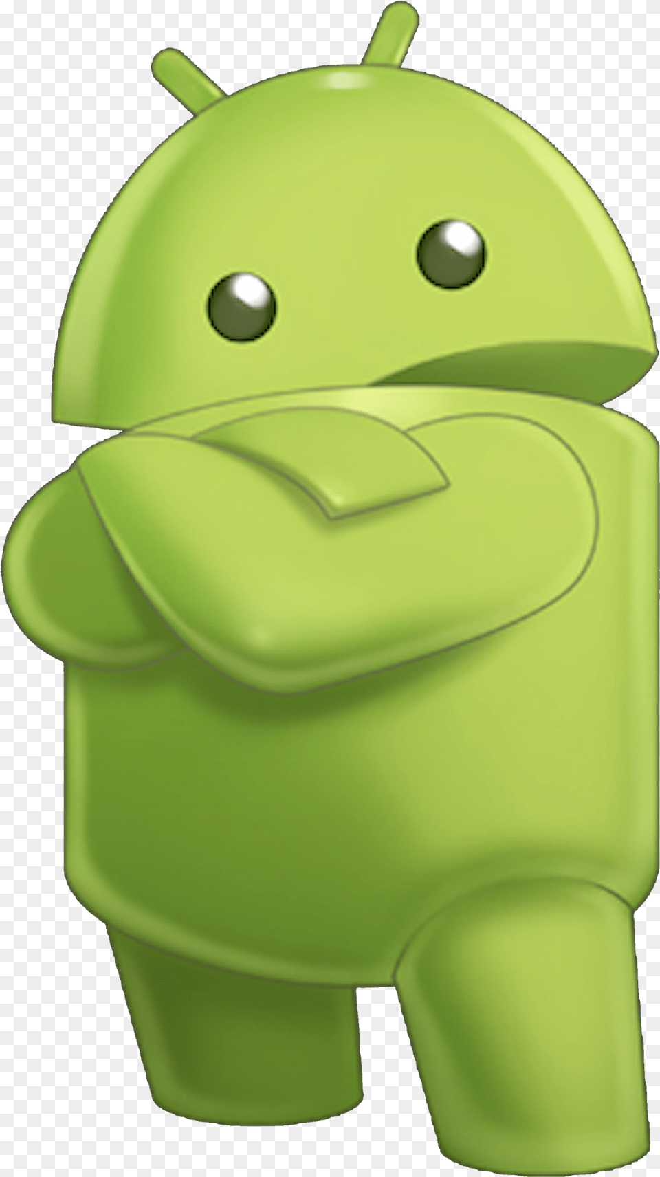 Android, Green, Plush, Toy Png Image