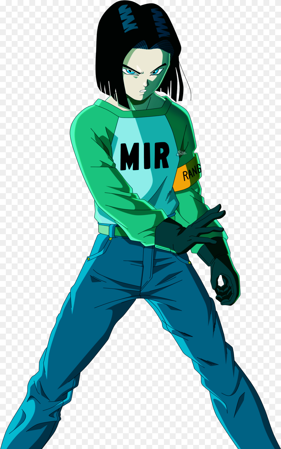 Android Android 17 Dragon Ball Super, Adult, Person, Pants, Man Free Transparent Png