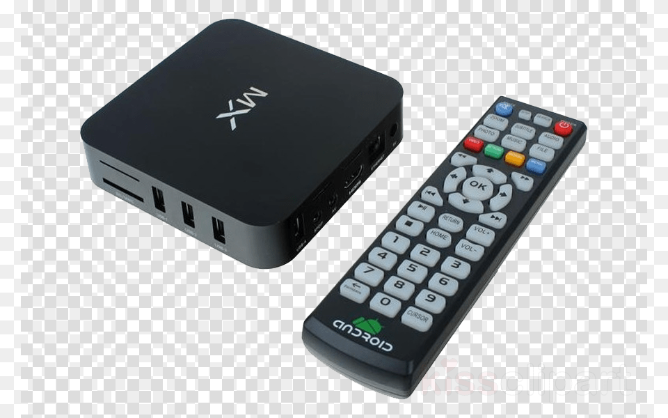 Android Box Mx Clipart Television Kodi Android, Electronics, Remote Control Free Png