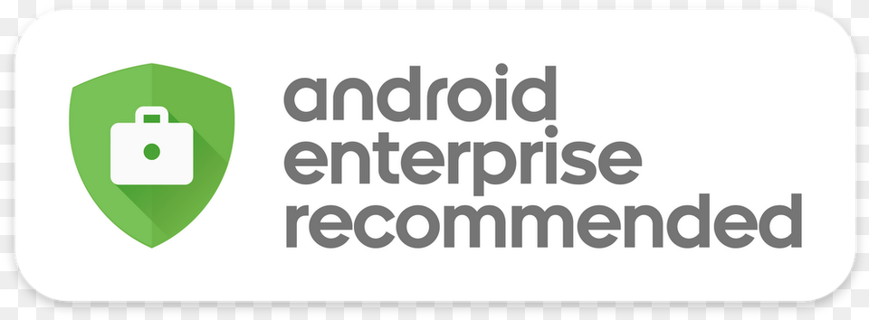 Android Enterprise Recommended Badge Poster, Sticker, Logo, Text Free Transparent Png