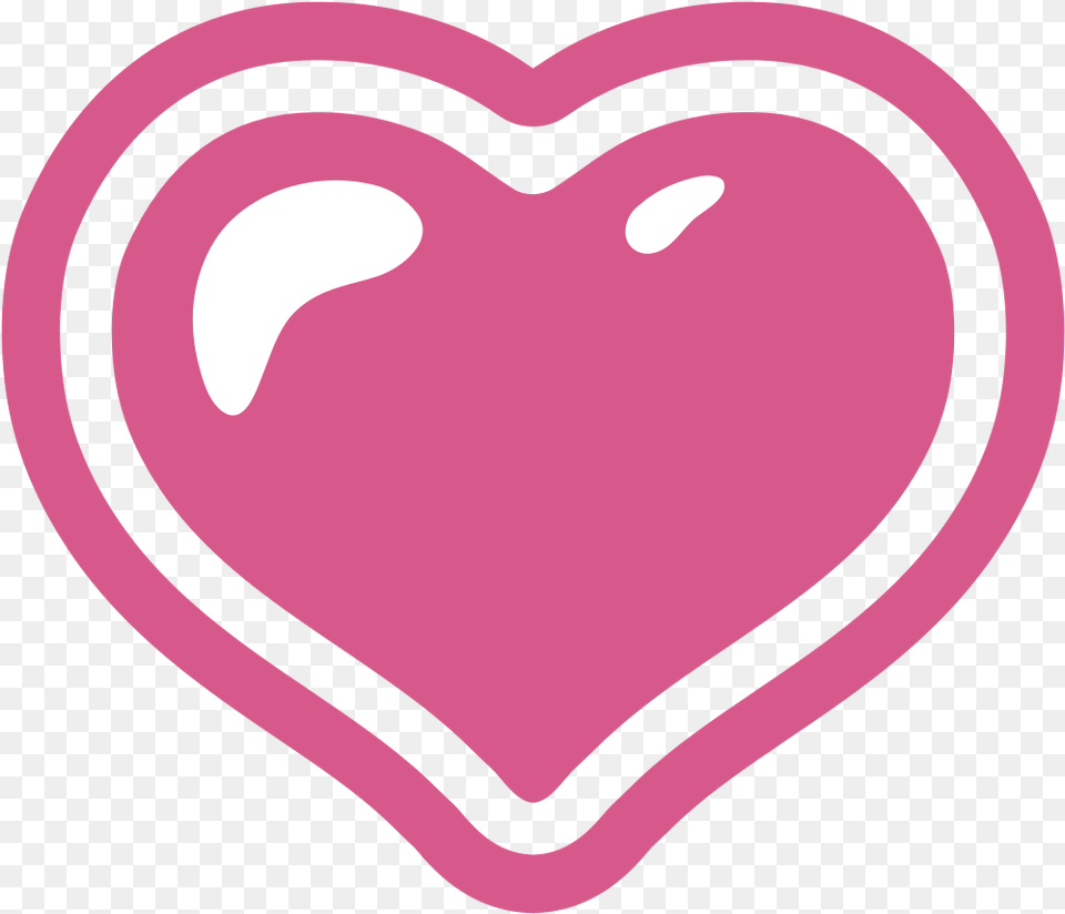 Android Heart Emoji Free Png Download