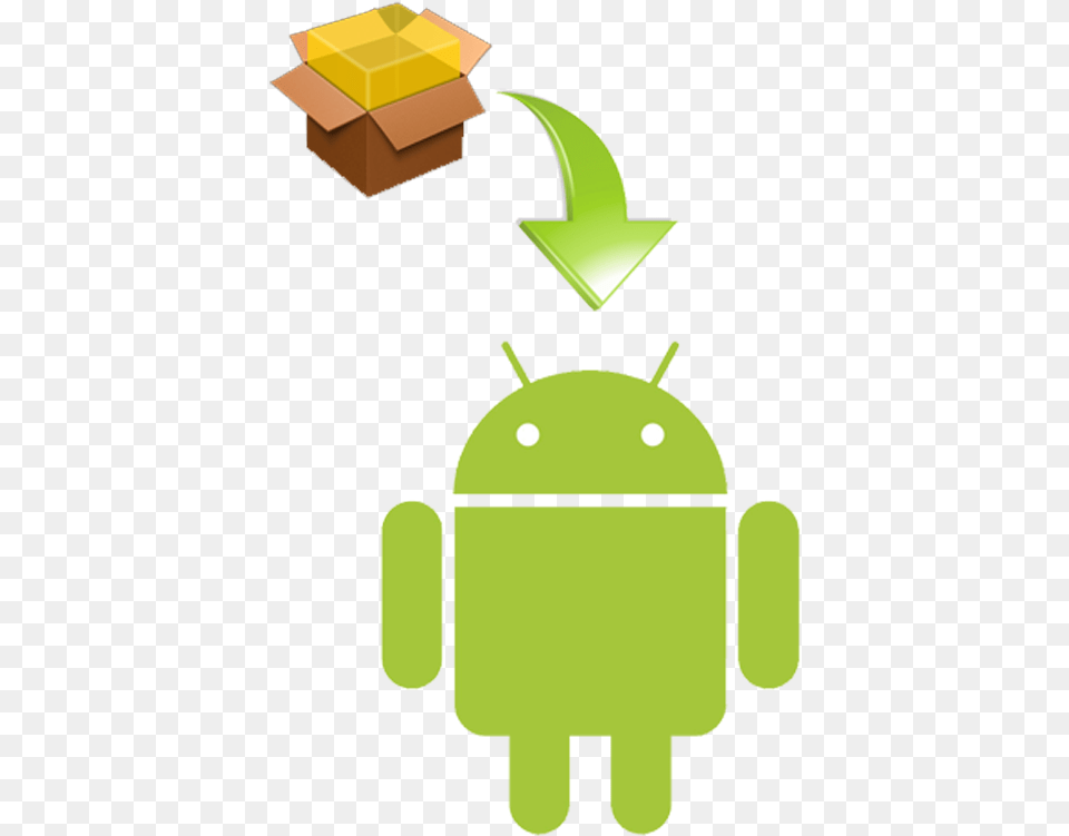 Android Icon Large Image With No Android Logo, Green, Box, Recycling Symbol, Symbol Free Transparent Png