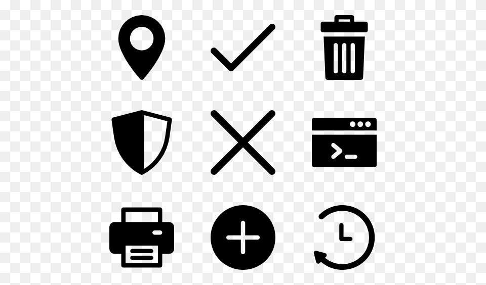 Android Icons, Gray Png