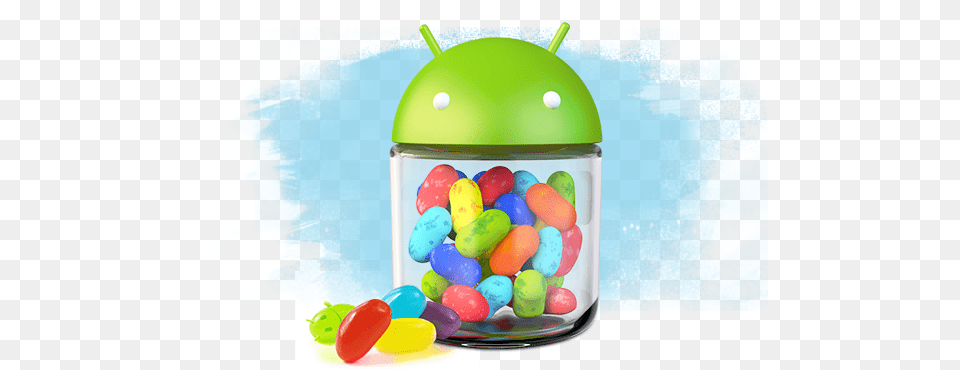 Android Jelly Bean Logo Image, Food, Sweets, Candy, Jar Free Transparent Png