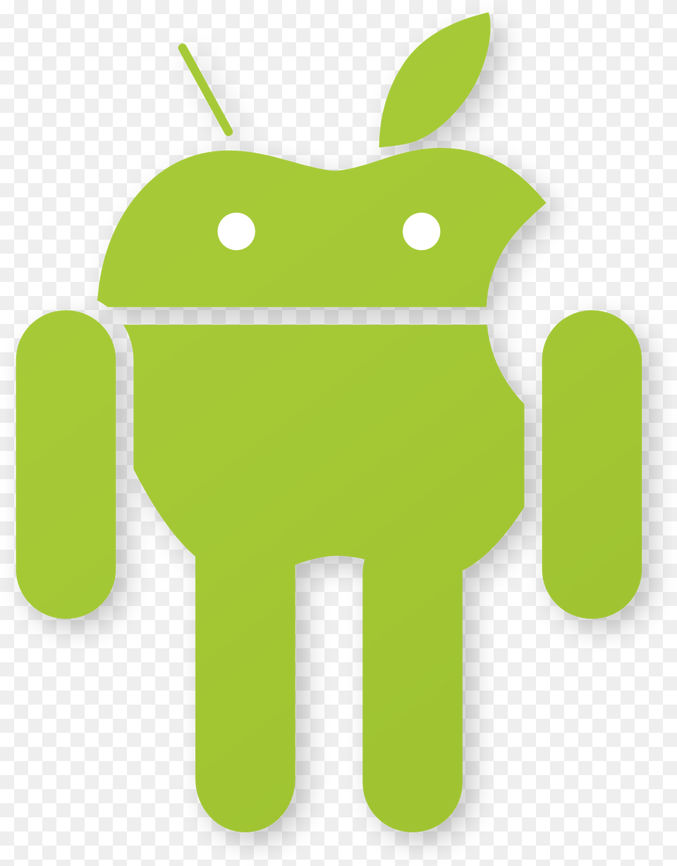 Android Logo, Green, Apple, Food, Fruit Free Png Download
