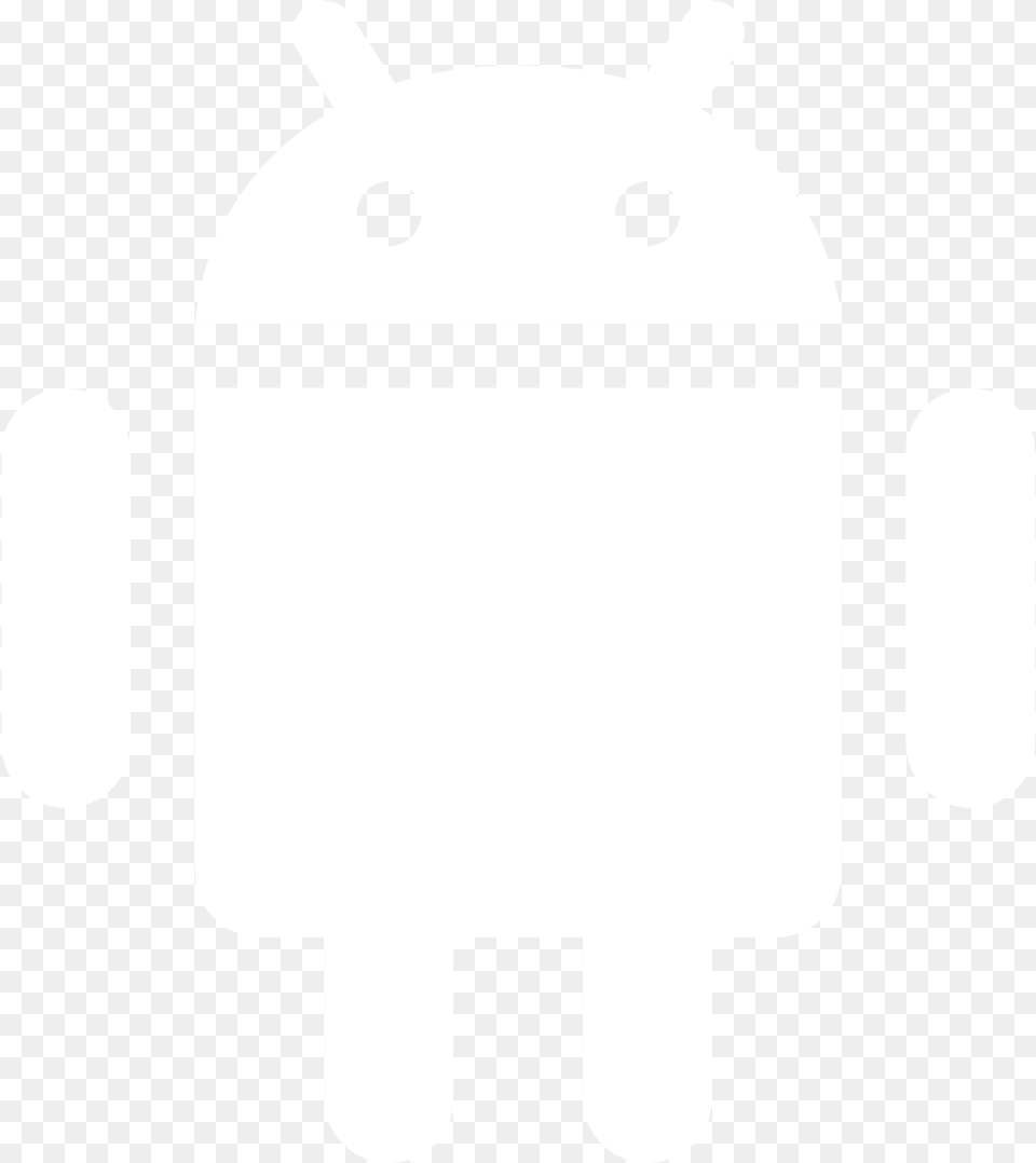 Android Logo White No Background Clipart Download Android Logo Black Background, Adapter, Electronics, Stencil, Nature Png