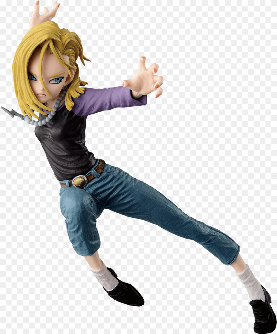 Android No Banpresto Dragon Ball Super Scultures Big Zokei Tenkaichi, Adult, Person, Woman, Female Png