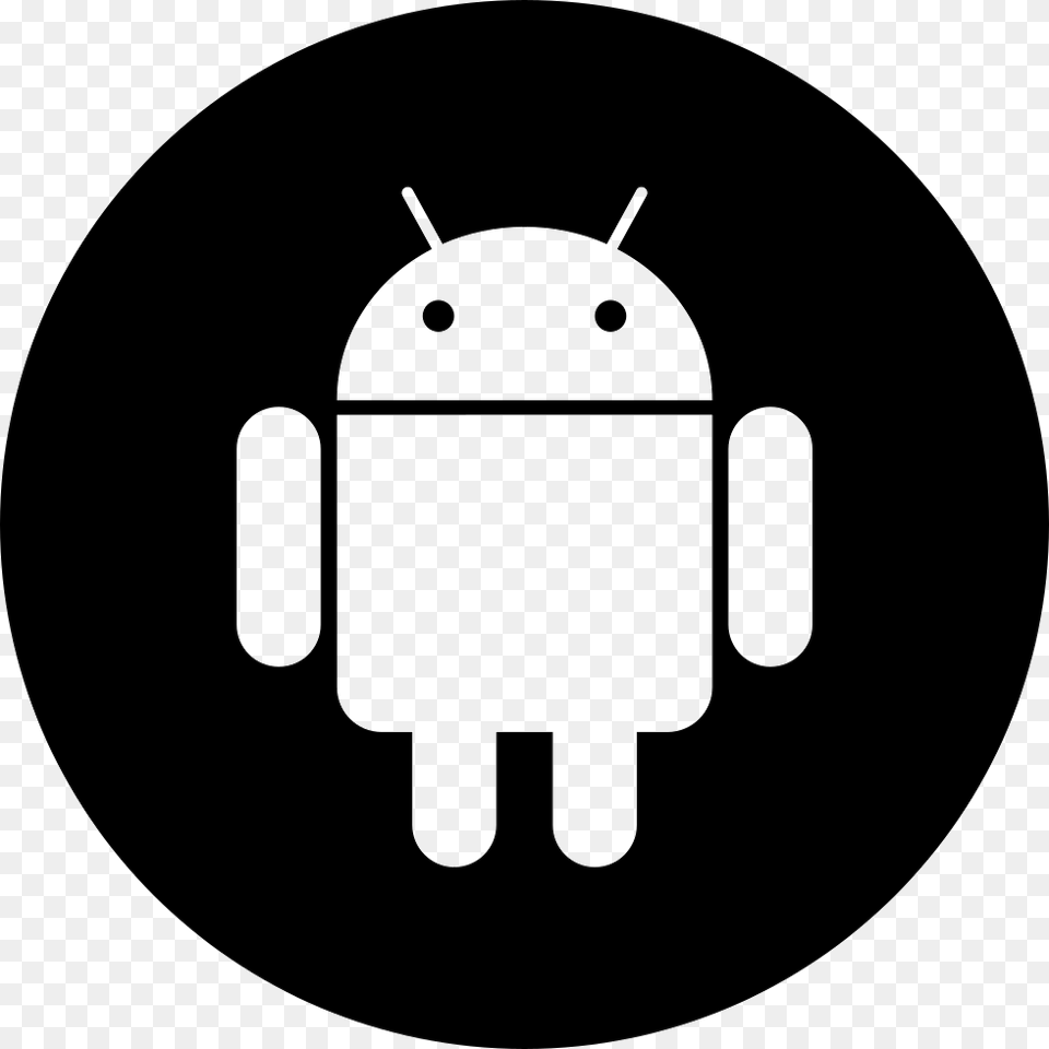 Android Os Android Logo Black Background, Adapter, Electronics, Stencil, Ammunition Free Transparent Png