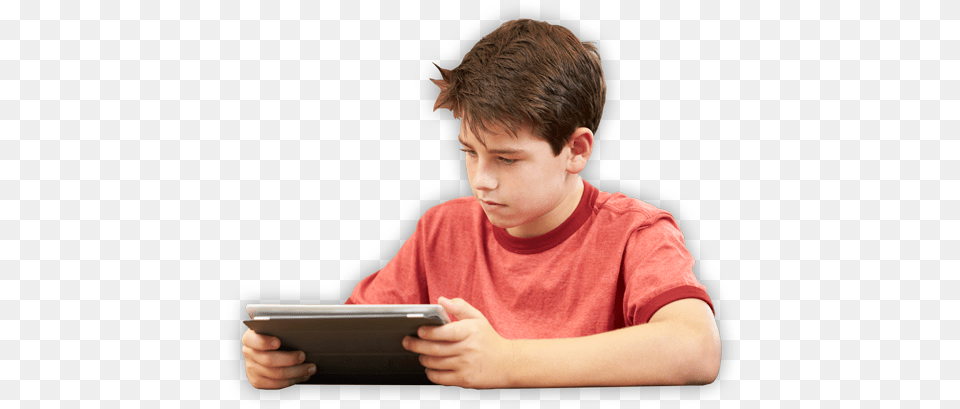 Android Parental Control For Tablet Parentsaroundcom Kid With Phone, Tablet Computer, Reading, Computer, Electronics Png