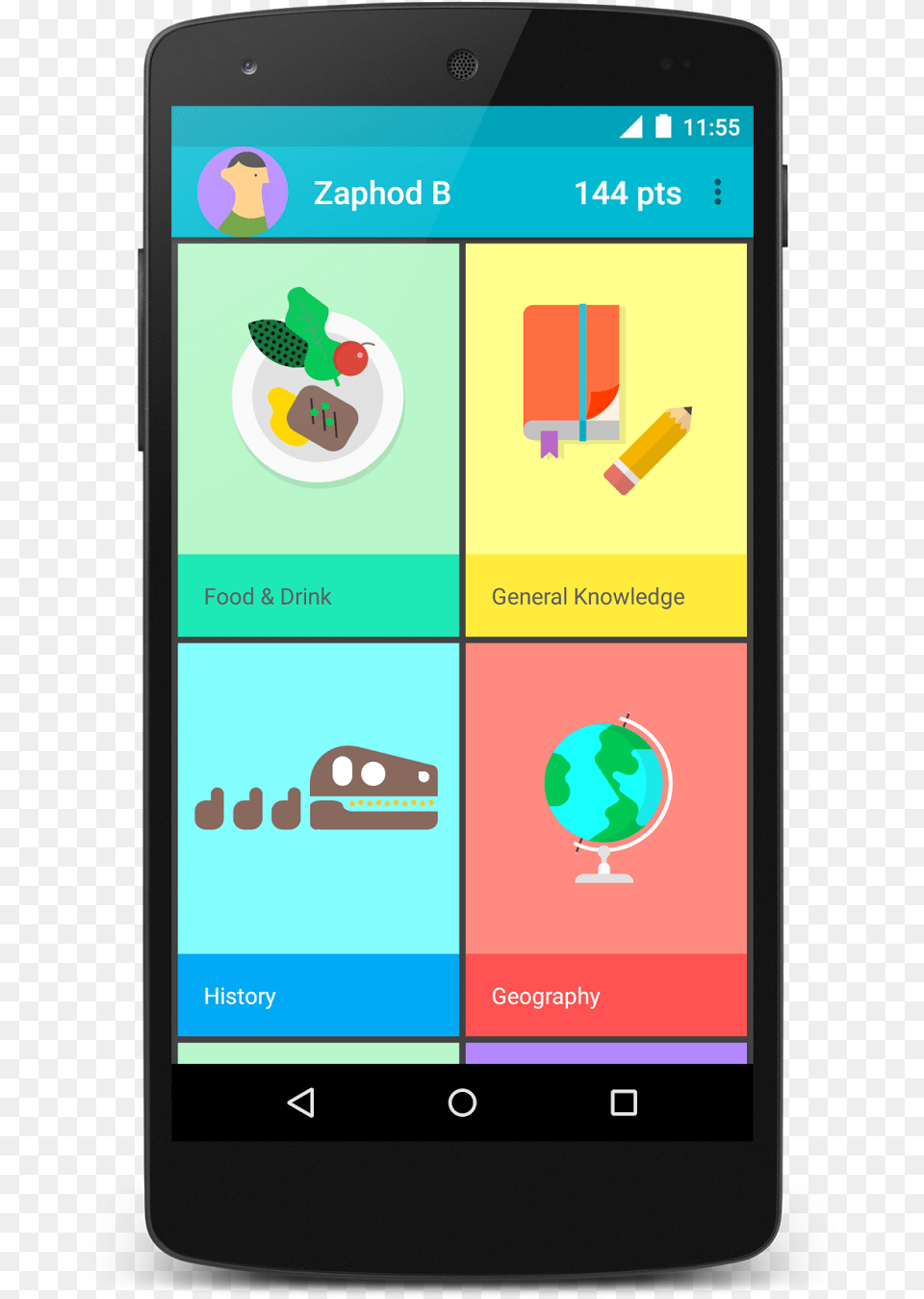 Android Quiz App Material Design Free Png Download