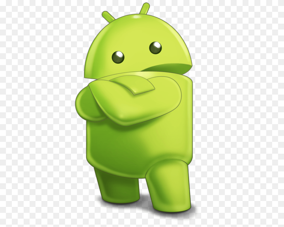 Android Robot Sideview Character, Green, Toy Png Image