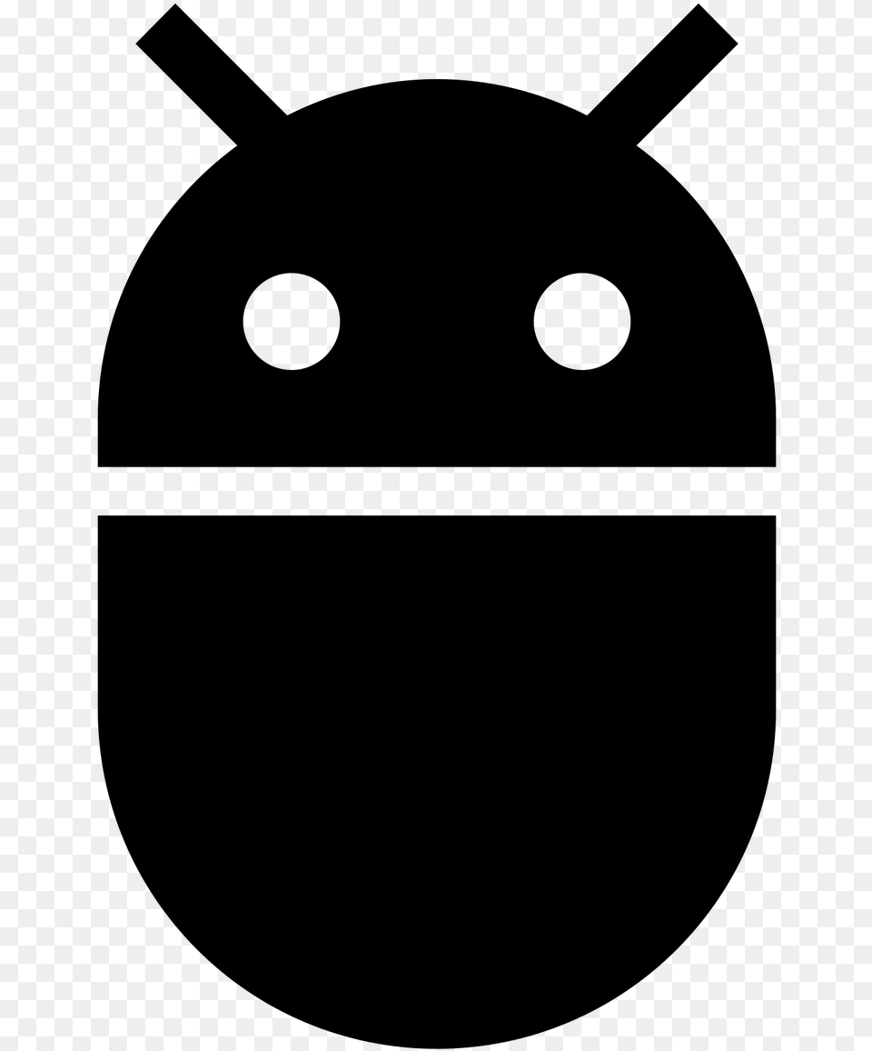 Android Robot Symbol Bot Icon Robotic Adb Icon, Gray Free Png Download