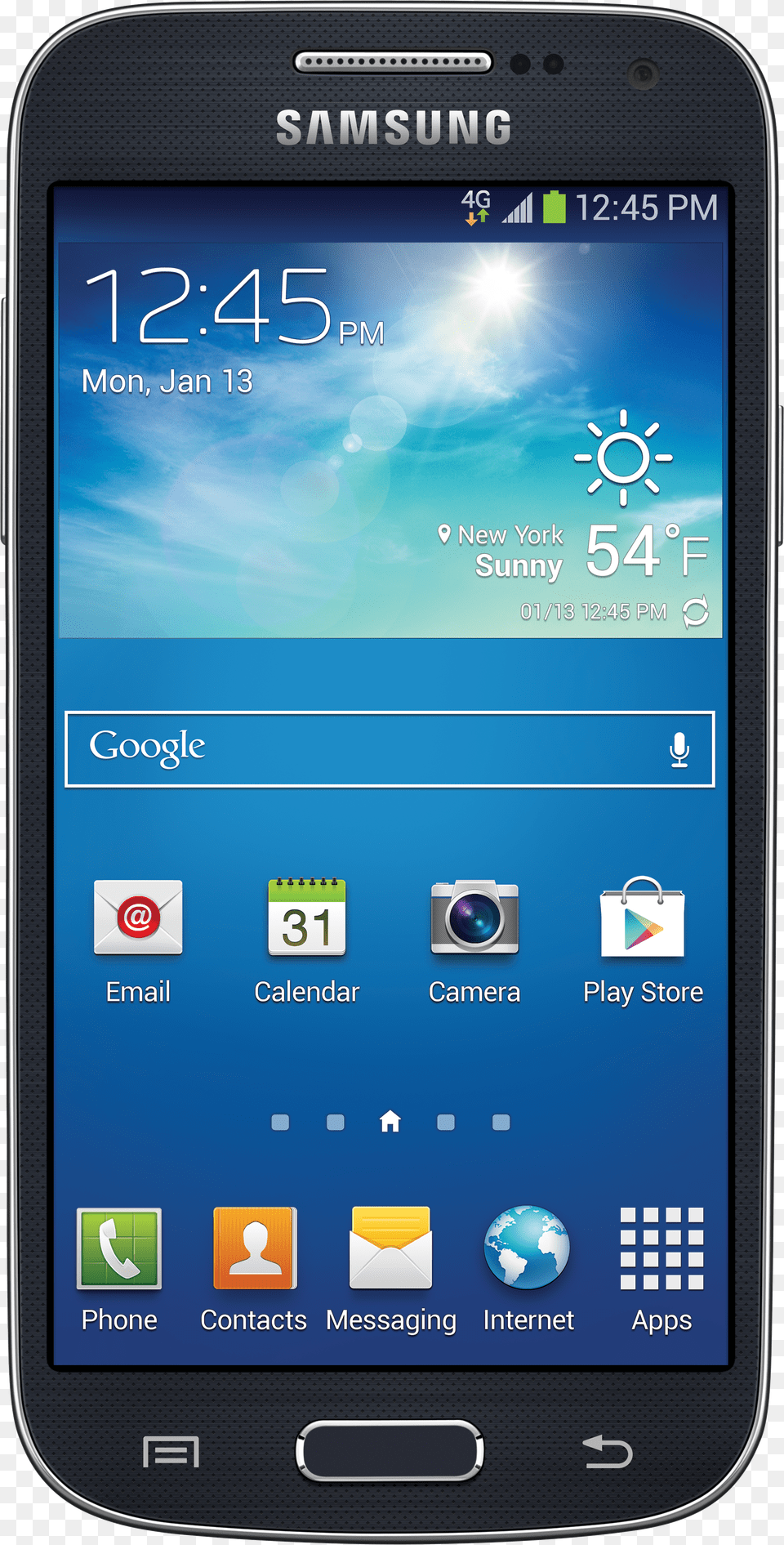 Android Smartphone New Verizon Samsung G730v Galaxy S 3 Mini Blue Png