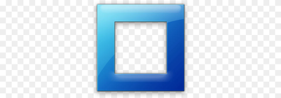 Android Square Icon Blue Blue Square Frame, Computer Hardware, Electronics, Hardware, Monitor Free Transparent Png