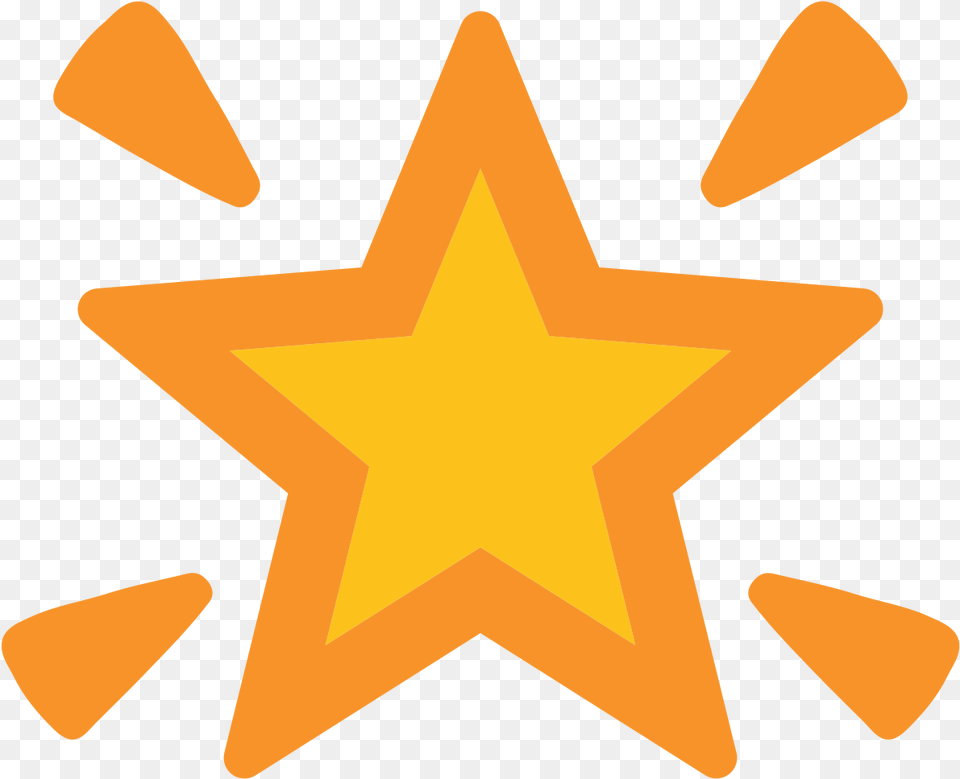 Android Star Emoji, Star Symbol, Symbol, Rocket, Weapon Free Png