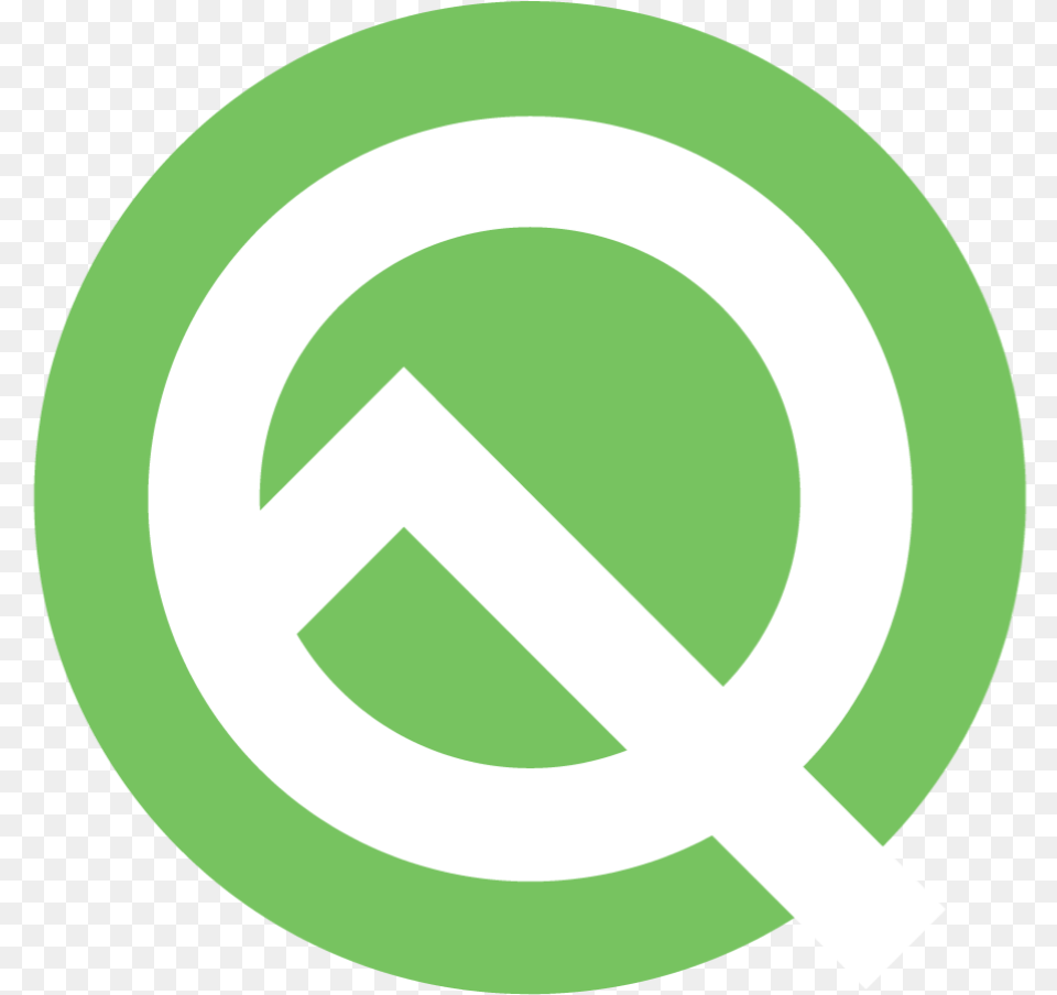 Android Switching To Mountains Android Q, Green, Sign, Symbol Free Transparent Png