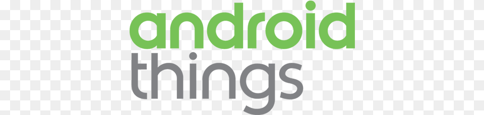 Android Things Logo Android Things, Green, Text Png
