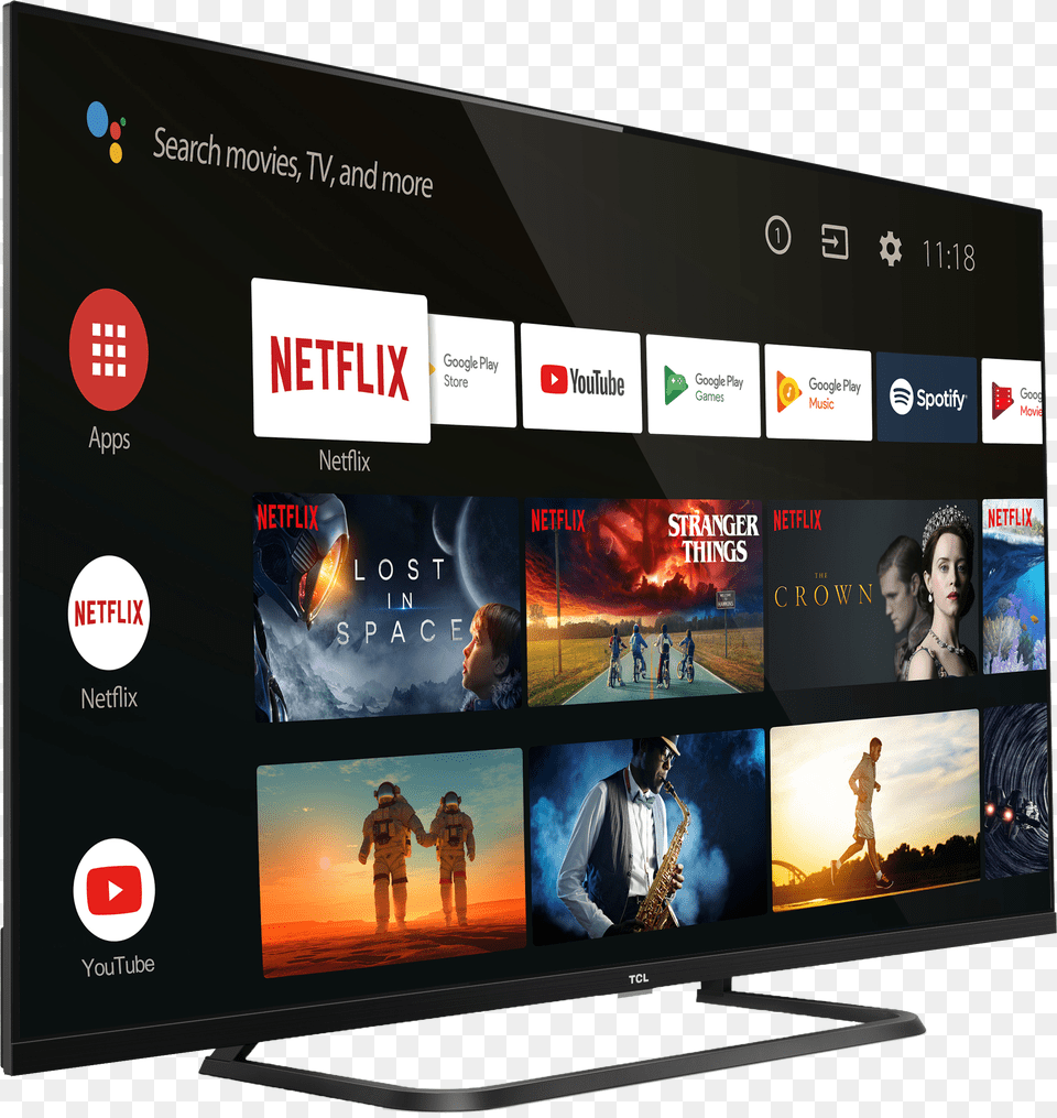 Android Tv For Easy And Unlimited Entertainment Tv Tcl Free Png Download