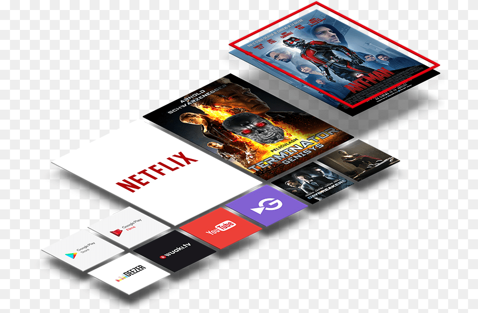 Android Tv Television Set, Advertisement, Book, Poster, Publication Png Image