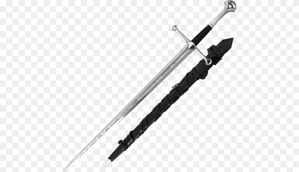 Anduril Flame Of The West, Sword, Weapon, Blade, Dagger Free Png Download