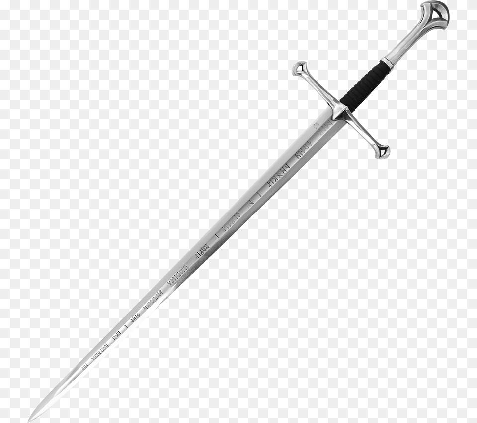 Anduril With Scabbard Knights Of Templar Sword, Weapon, Blade, Dagger, Knife Png Image